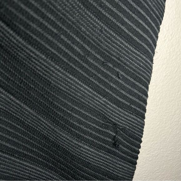 Eileen Fisher black Silk Sheen Stripe knit pullover sweater women’s size XL - Picture 6 of 7